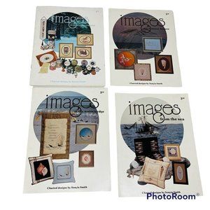 Images Cross Stitch Pattern Lot Of 4 Sonyia Smith From The Sea Waters Edge